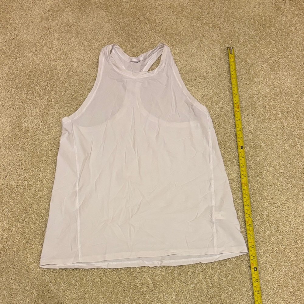 Athleta White Running Tank, XXS